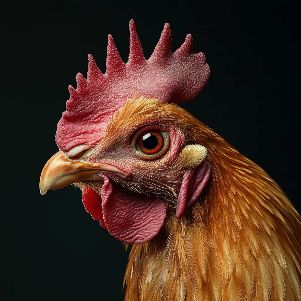 Mature free-range laying hen